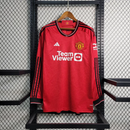 Camisa Manchester United 2023/24 I Home - Torcedor - Manga Longa