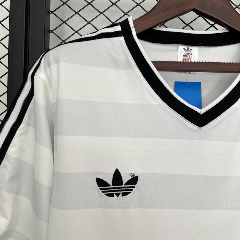 Camisa Retrô Alemanha 1984 Branca Adidas