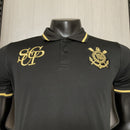 Camisa Corinthians 25/26 Preta - Polo Torcedor