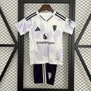 Conjunto Infantil - Manchester United 25/26 II Away - Branco
