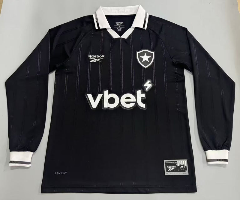 Camisa Botafogo 25/26 III Terceira - Preta - Manga Longa Torcedor