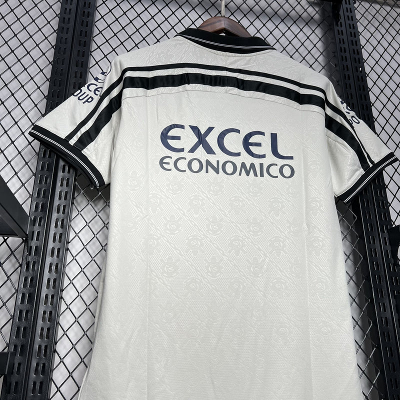 Camisa Retrô Corinthians 1998 I Home Excel - Branca