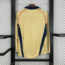 Camisa Retrô Arsenal 2001/2002 II Away Sega - Manga Longa - Dourada