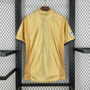 Camisa Retrô Barcelona 2001/2002 II Away - Dourada