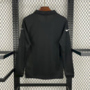 Camisa Retrô Brasil 2004 Preta Manga Longa