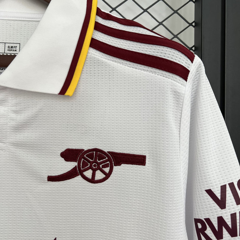 Camisa Arsenal 25/26 III Third - Torcedor - Branca