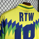 Camisa Retrô Brasil 1995 Corteiz - Edição Especial - Amarela