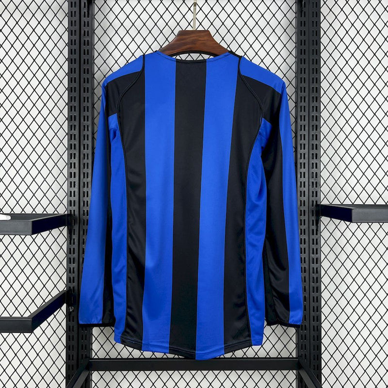 Camisa Retrô Inter de Milão 2004/05 I Home - Manga Longa