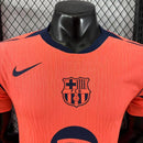 Camisa Barcelona 2025/26 III Third - Jogador - Laranja