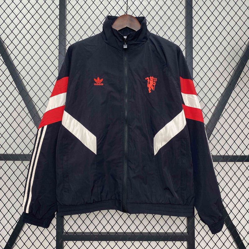 Corta-Vento Manchester United Icons 24/25 - Preto