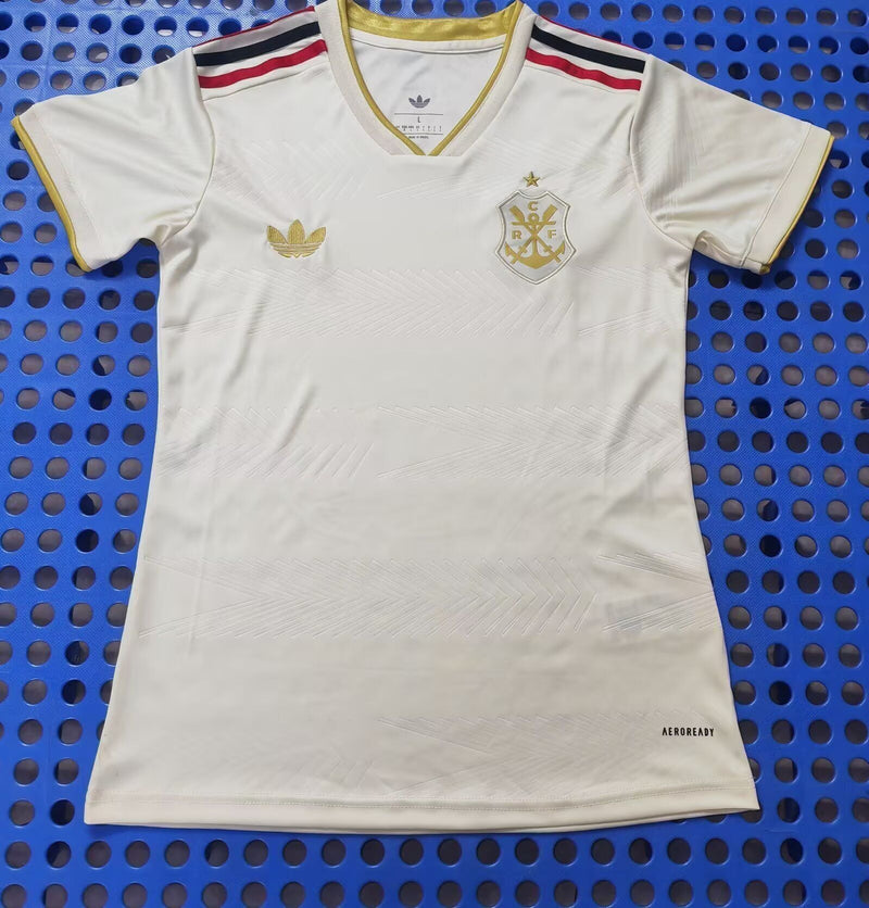 Camisa Flamengo 25/26 III Terceira - Bege - Feminina