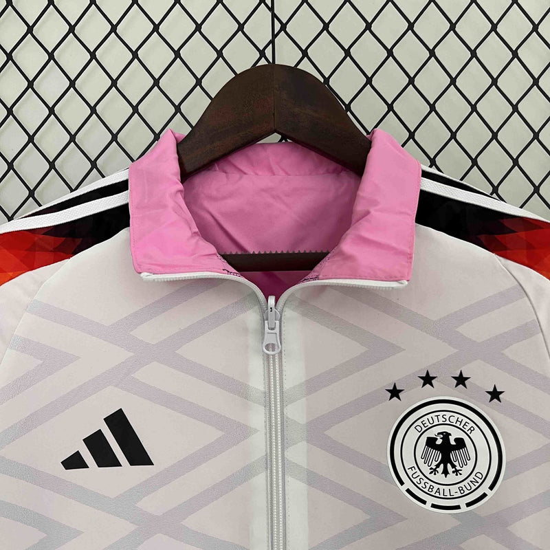 Corta-Vento Alemanha Dupla-Face - Rosa/Branco