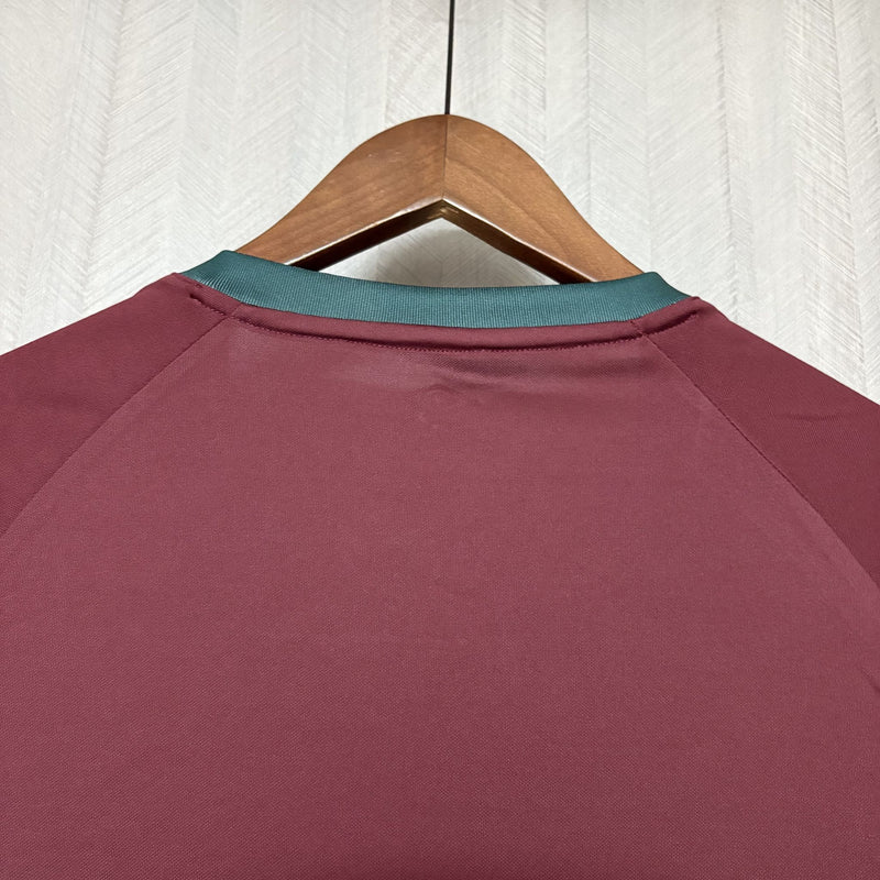 Camisa Fluminense 2024/25 Treino Vinho - Torcedor