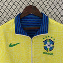 Corta-Vento Brasil - Dupla-Face - Azul/Amarelo