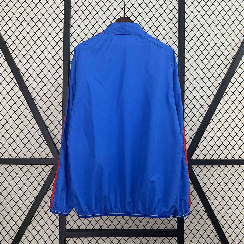Corta-Vento Itália 24/25 Dupla-Face - Azul/Branco