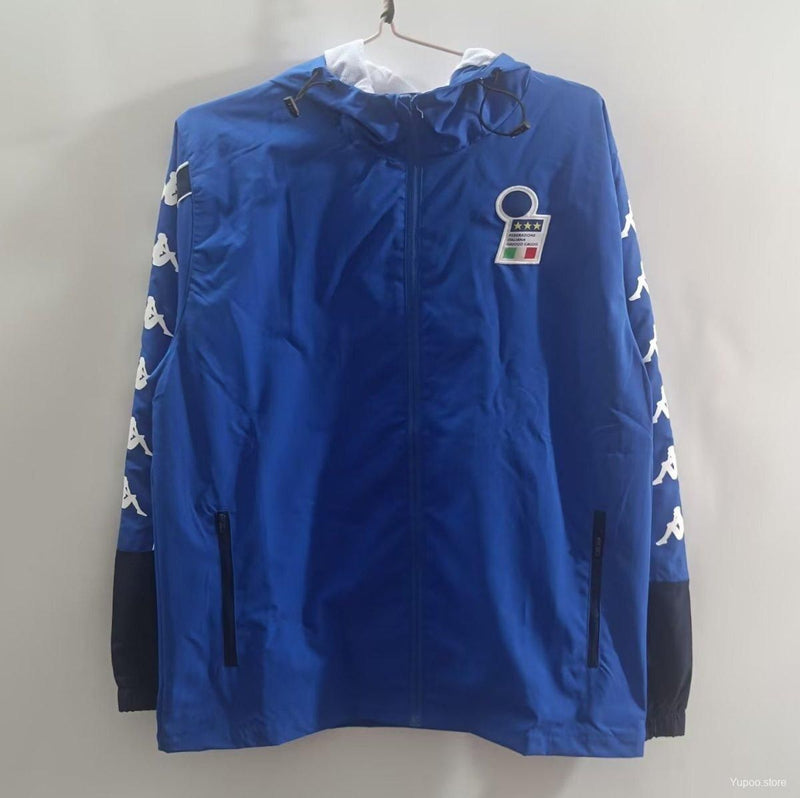 Corta-Vento Retrô Itália 1994 - Kappa - Azul