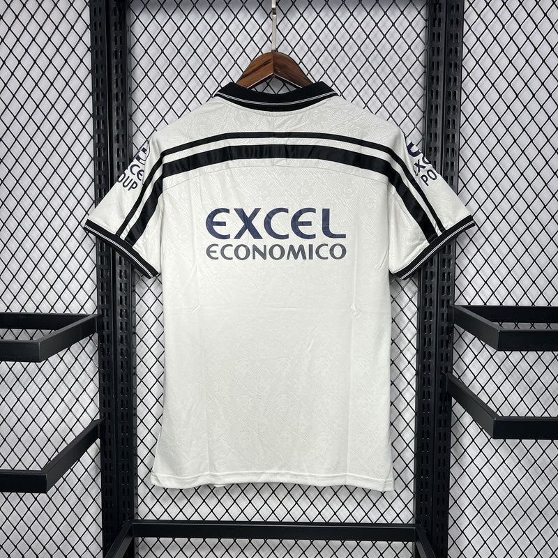 Camisa Retrô Corinthians 1998 I Home Excel - Branca