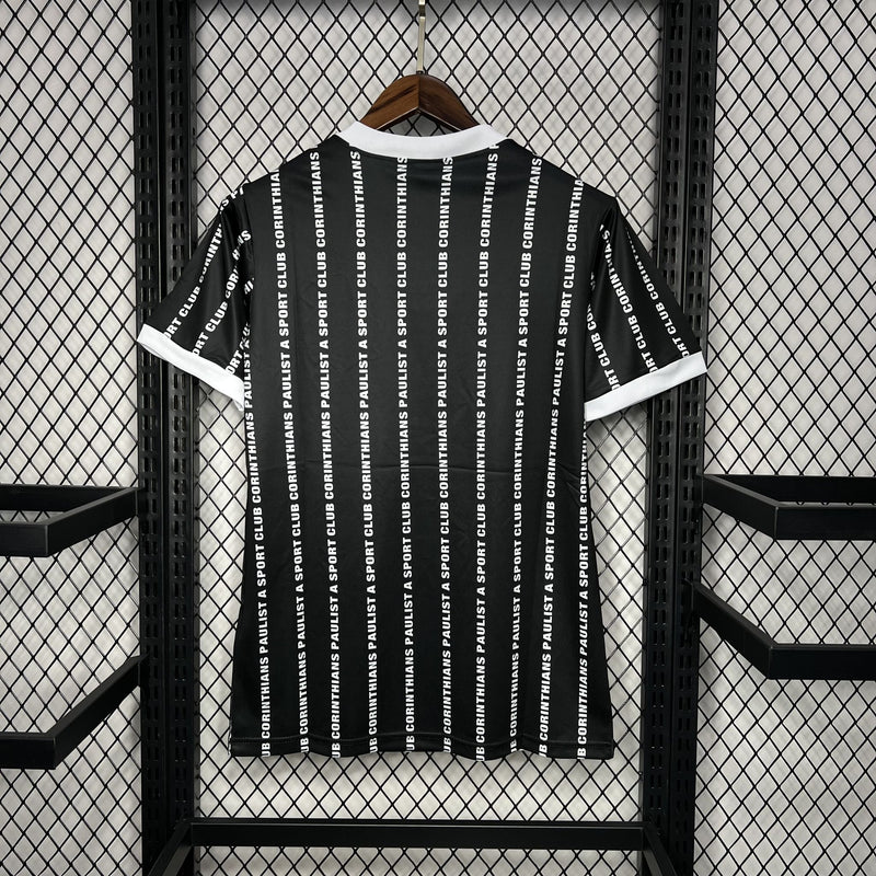 Camisa Retrô Corinthians 1994 III Terceira Kalunga - Preta