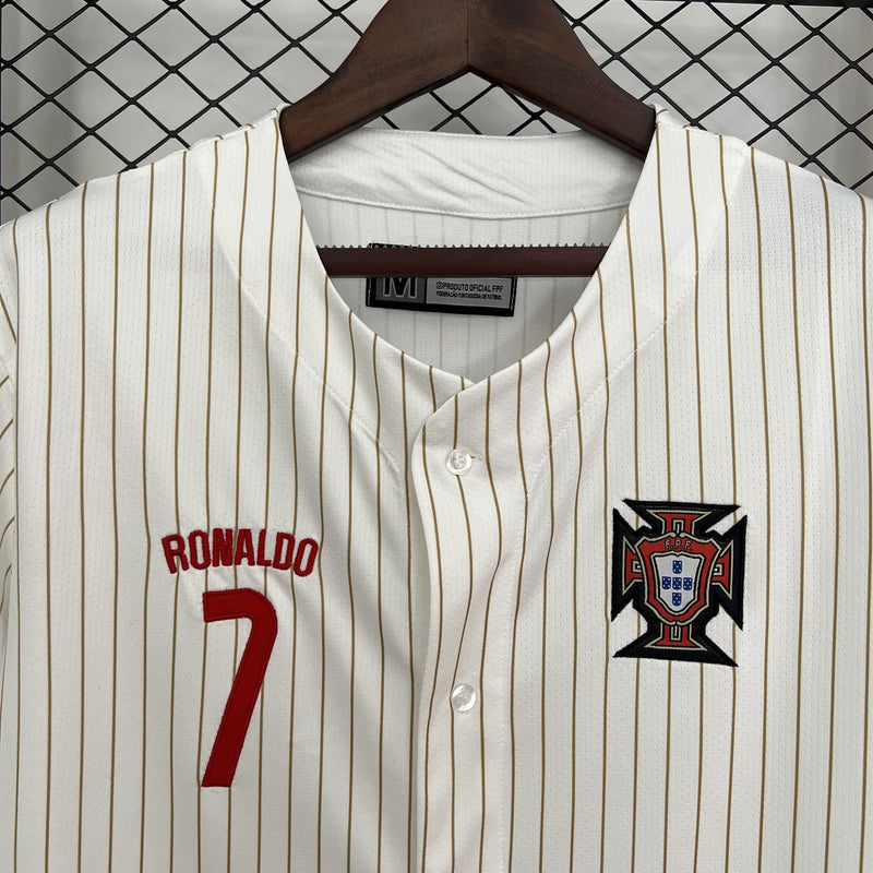 Camisa Portugal 25/26 Edição Beisebol Ronaldo 7 Torcedor