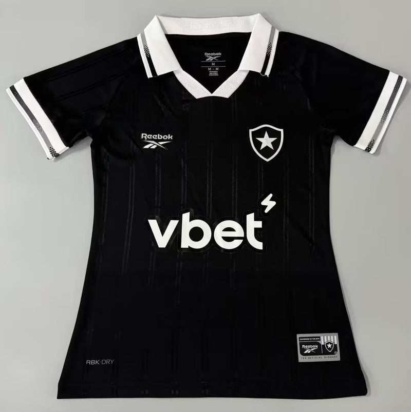 Camisa Botafogo 25/26 III Terceira - Preta - Feminina