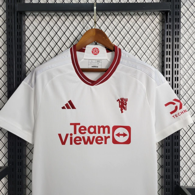 Camisa Manchester United 2023/24 III Third - Torcedor - Branca