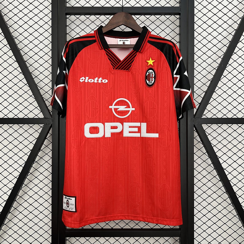 Camisa Retrô Milan 1997/1998 Edição Especial - Lotto