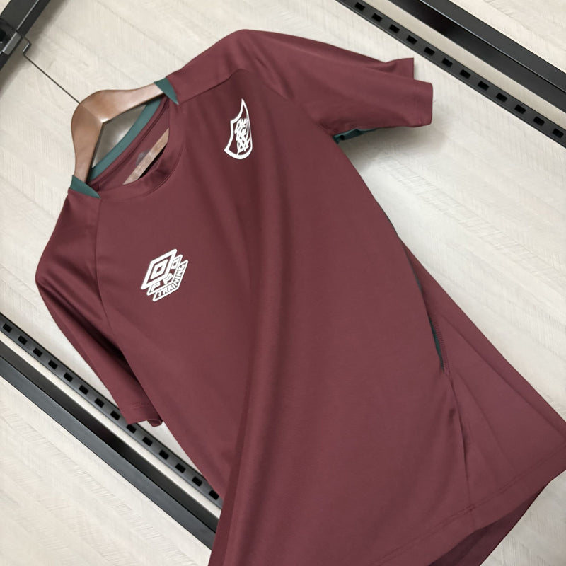 Camisa Fluminense 2024/25 Treino Vinho - Torcedor