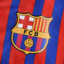 Corta-Vento Barcelona Estilo Retrô - Vermelho e Azul Nike