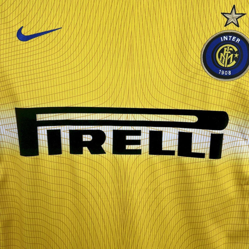 Camisa Retrô Inter de Milão 2002/03 III Third - Amarela - Nike