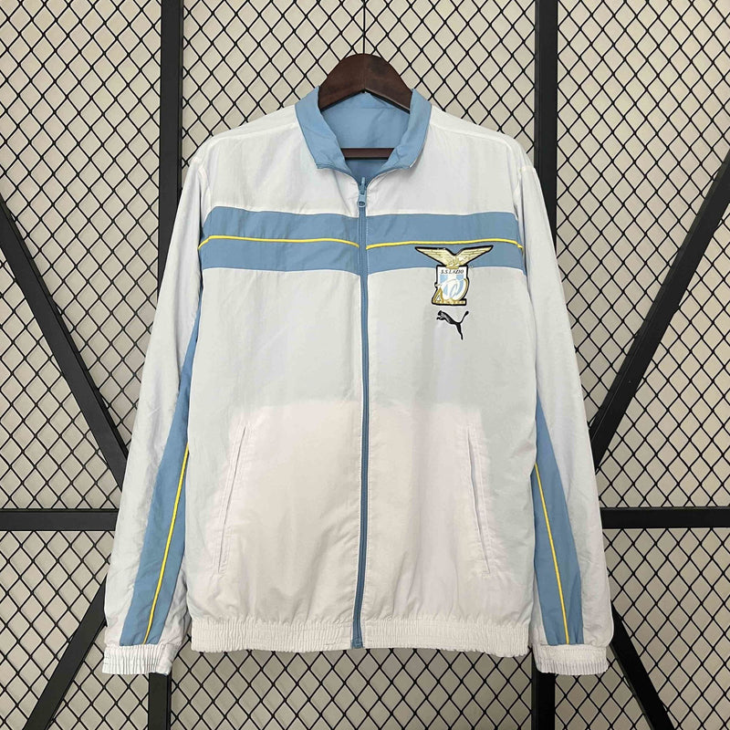 Corta-Vento Lazio 1982 Dupla-Face - Branco/Azul
