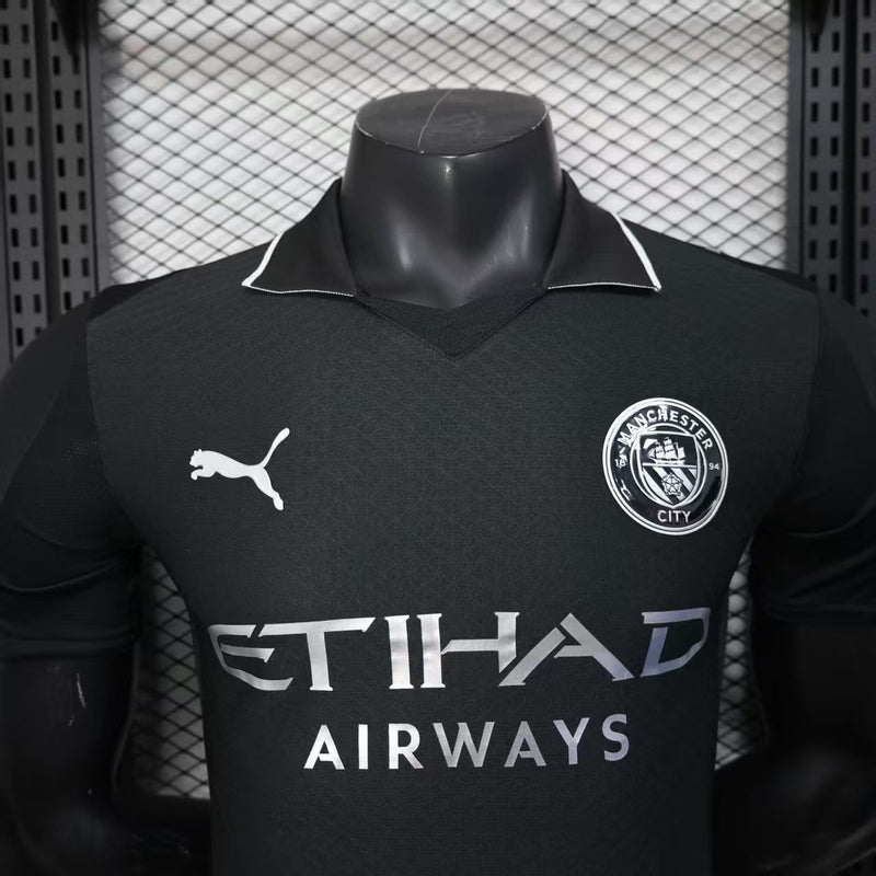 Camisa Manchester City 2025/26 III Third - Jogador - Preta