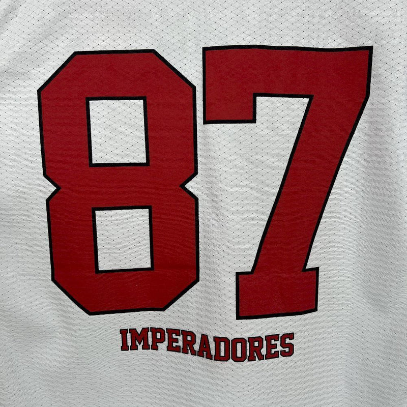 Camisa Flamengo 25/26 Edição Especial Basquete Imperadores - Branca