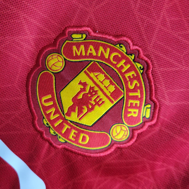 Camisa Manchester United 2023/24 I Home - Torcedor - Manga Longa