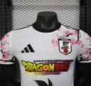 Camisa Japão 2025 Edição Anime Dragon Ball Z Branca Jogador
