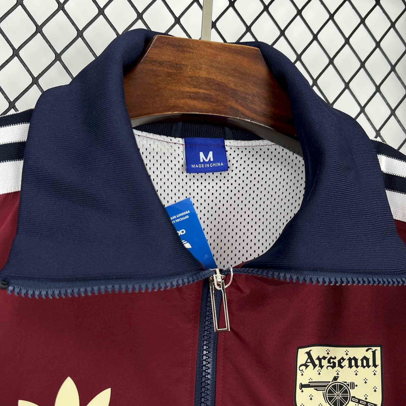 Corta-Vento Arsenal 24/25 - Adidas - Vermelho Escuro
