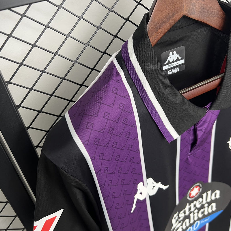 Camisa Real Valladolid 2025/26 II Away - Torcedor - Roxa e Preta