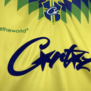 Camisa Retrô Brasil 1995 Corteiz - Edição Especial - Amarela