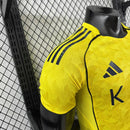 Camisa Al Nassr 2025/26 I Home Amarela - Jogador