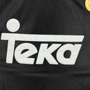 Camisa Retrô Real Madrid 1998/99 II Away - Manga Longa - Preta Com Dourado
