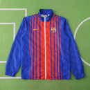 Corta-Vento Barcelona Estilo Retrô - Vermelho e Azul Nike