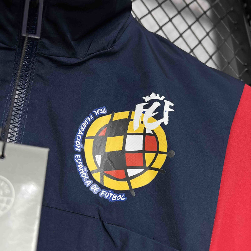 Corta-Vento Espanha Retrô 1996 - Adidas - Azul Escuro