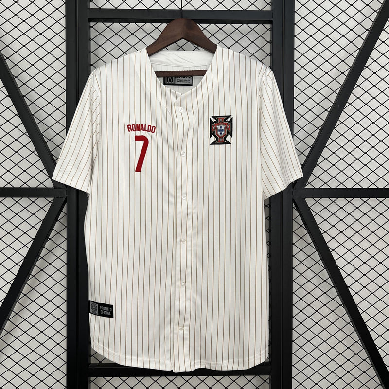 Camisa Portugal 25/26 Edição Beisebol Ronaldo 7 Torcedor