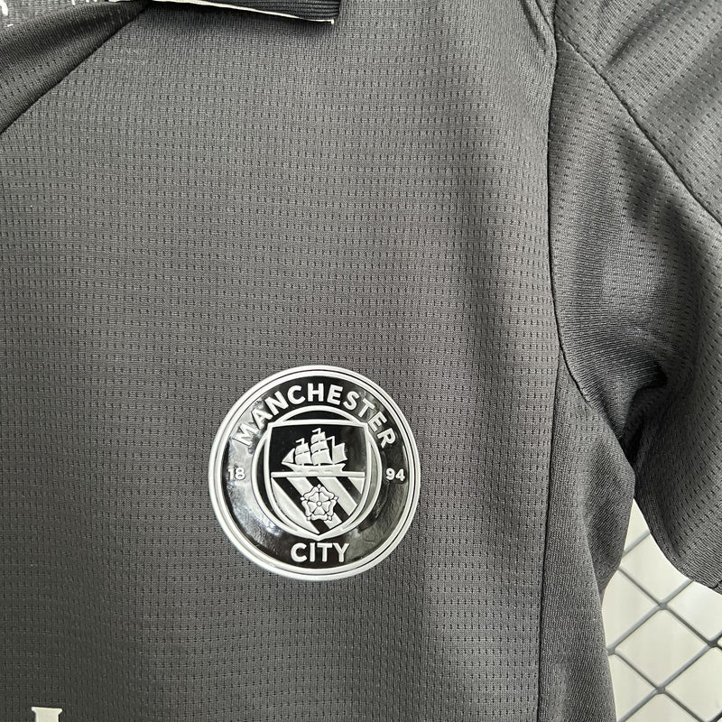 Conjunto Infantil - Manchester City 25/26 II Away - Preto
