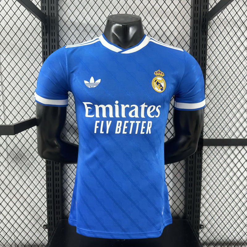 Camisa Real Madrid 2025/26 III Third Azul  - Jogador