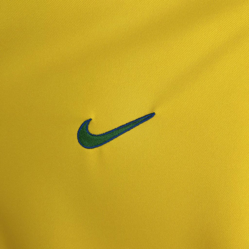 Camisa Retrô Brasil 1997 I Home - Amarela