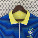 Corta-Vento Brasil - Dupla-Face - Azul/Amarelo