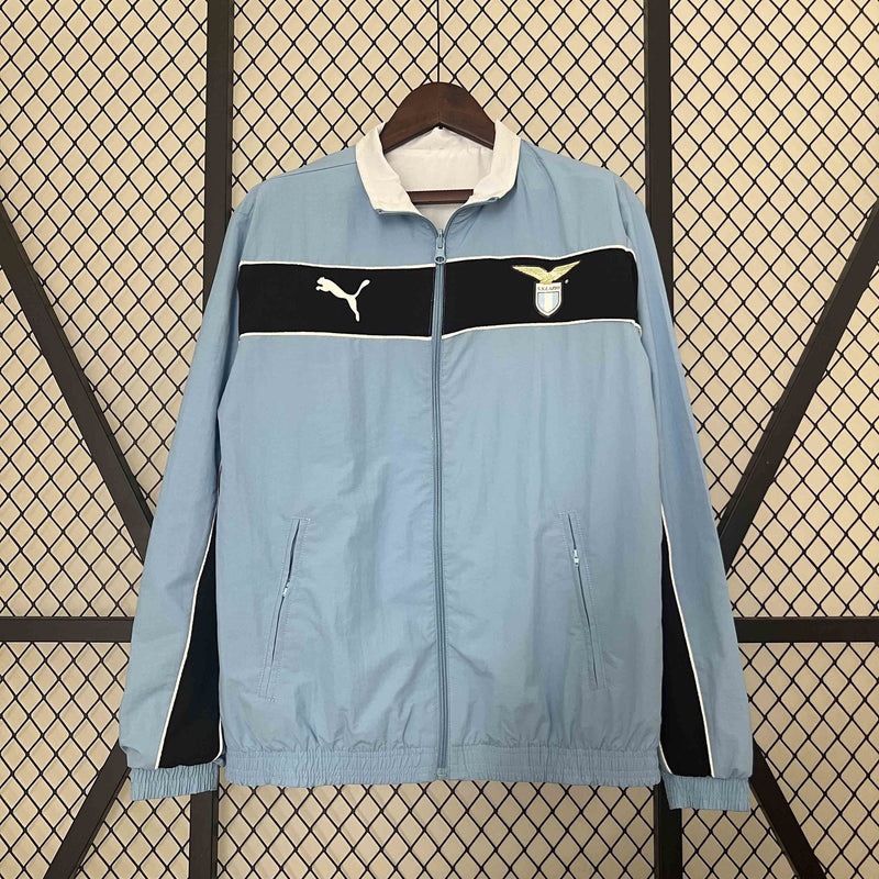 Corta-Vento Lazio 1982 Dupla-Face - Branco/Azul