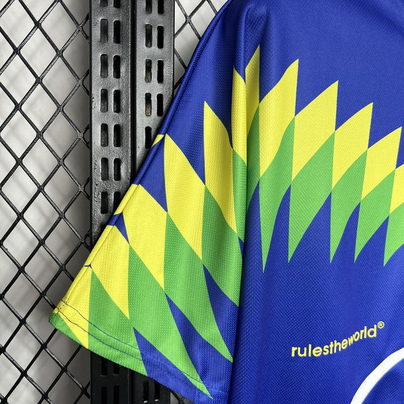 Camisa Retrô Brasil 1995 Corteiz - Edição Especial - Azul