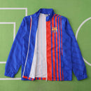 Corta-Vento Barcelona Estilo Retrô - Vermelho e Azul Nike