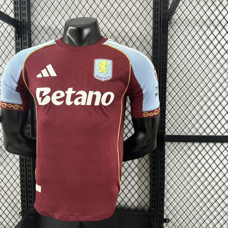 Camisa Aston Villa 2025/26 I Home - Jogador